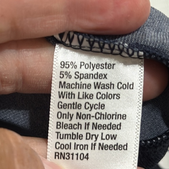 (H1)The Limited Navy Blue Polka Dot Zip Up Off Shoulder Wide Leg Jumpsuit,Size S - Picture 15 of 16